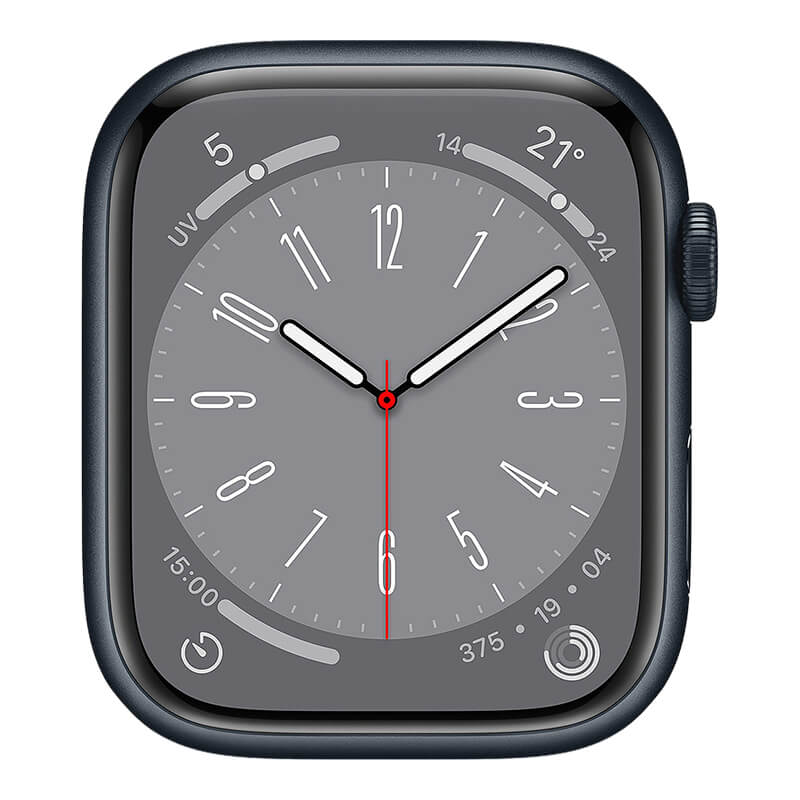 Apple Watch Series 8 (GPSモデル) 45mm ミッドナイトアルミニウム