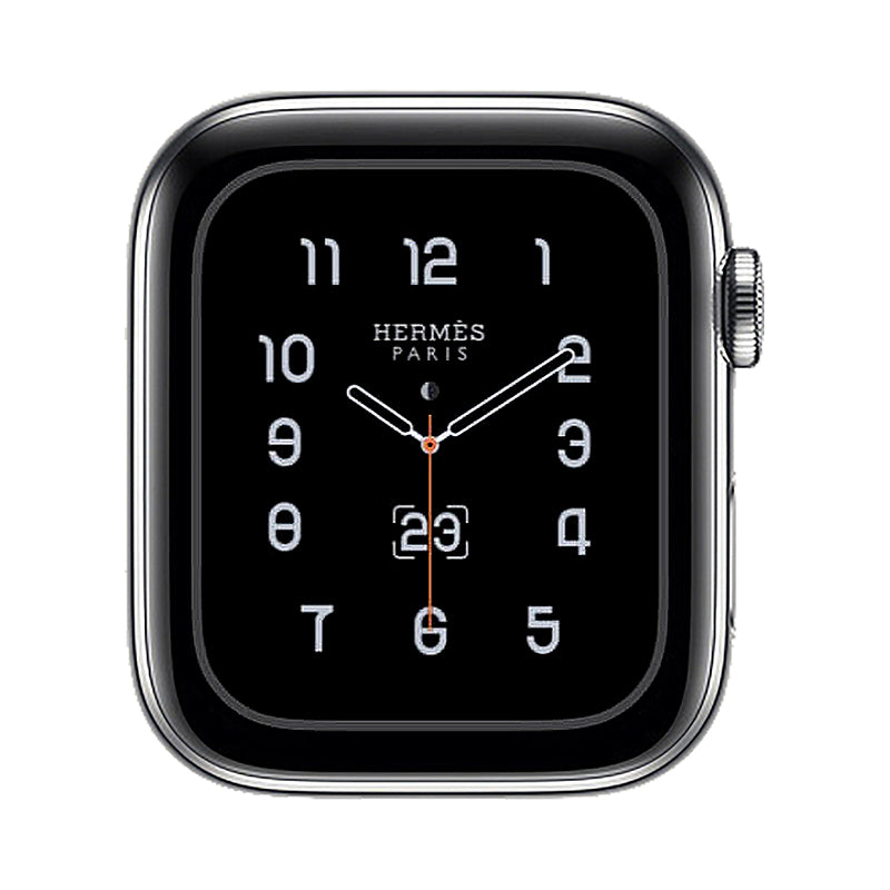Apple Watch Hermes Series 5 (GPS + Cellular モデル) 40mm シルバーステンレススチールケース バンド無し