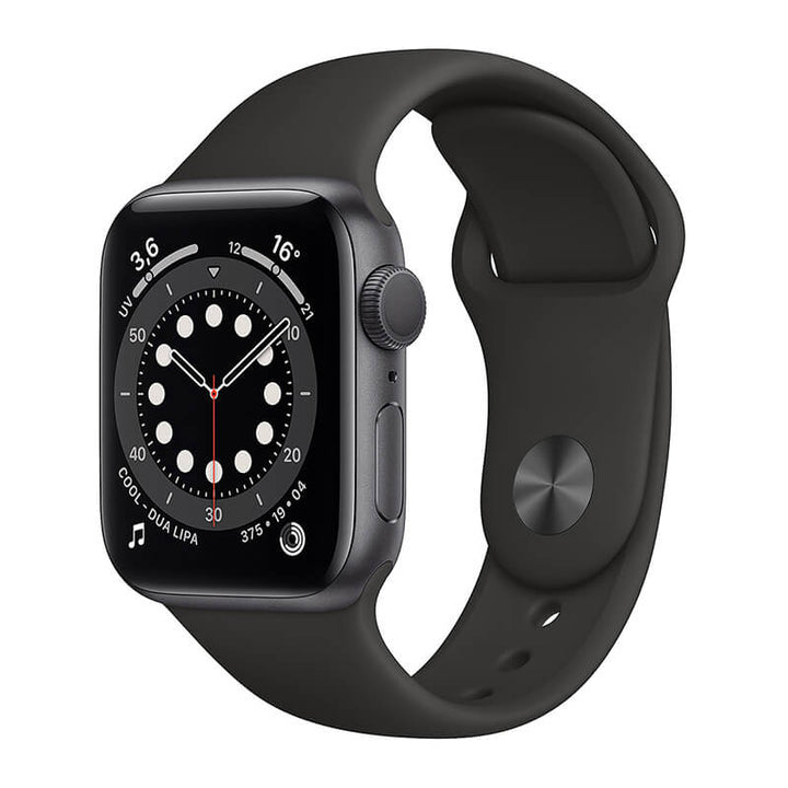 Apple Watch Series 6 (GPSモデル) 40mm スペースグレイアルミニウムケース ブラックスポーツバンド｜Apple Watch の中古は【セカハン】安心の1年保証付き！