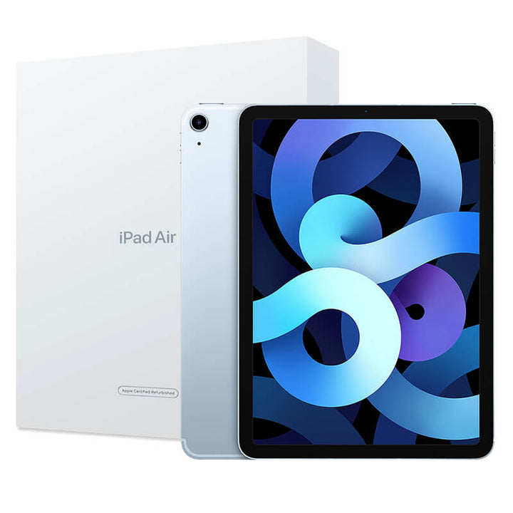 【認定整備品】iPad Air 第4世代 - WiFi + Cellularモデル 256GB スカイブルー｜iPadの中古は【セカハン】安心の1年保証 付き！