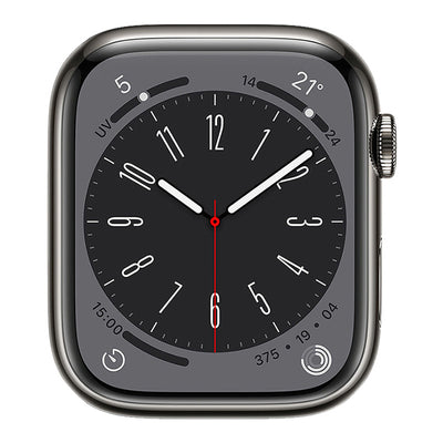 Apple Watch Series 8 (GPS + Cellular モデル) 45mmグラファイトステンレスケース バンド無し